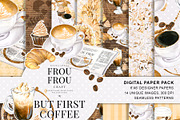 Coffee Digital Paper Pack