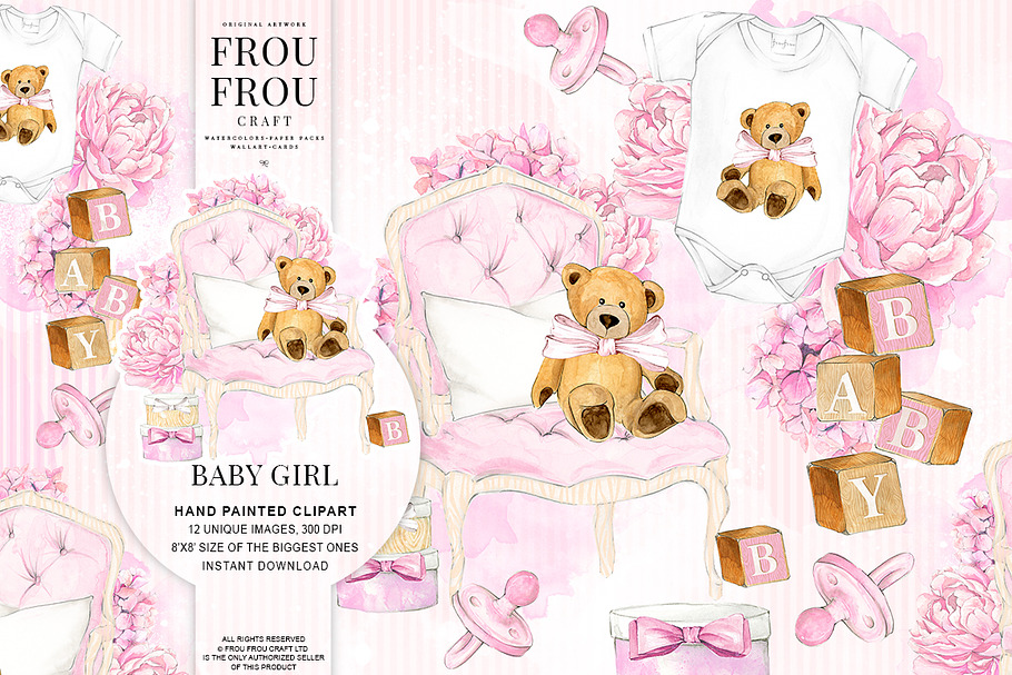 Baby Girl Pink Pregnancy Clipart