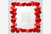 Pinned Hearts Frame