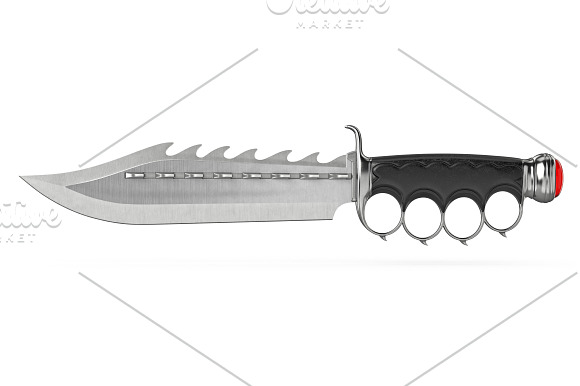 Knife antique weapon, set in Objects - product preview 6