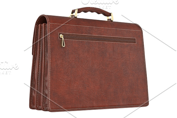 Briefcase classic brown set in Objects - product preview 2