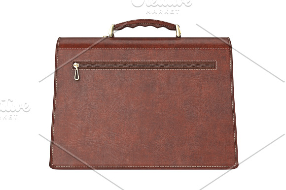 Briefcase classic brown set in Objects - product preview 7