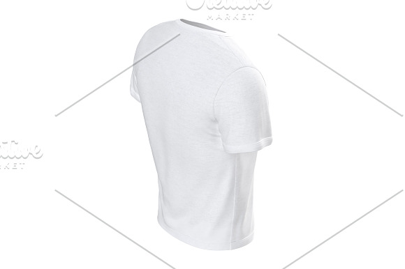 Tshirt white clothing set collection in Objects - product preview 3