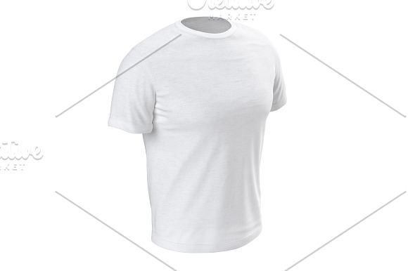 Tshirt white clothing set collection in Objects - product preview 4