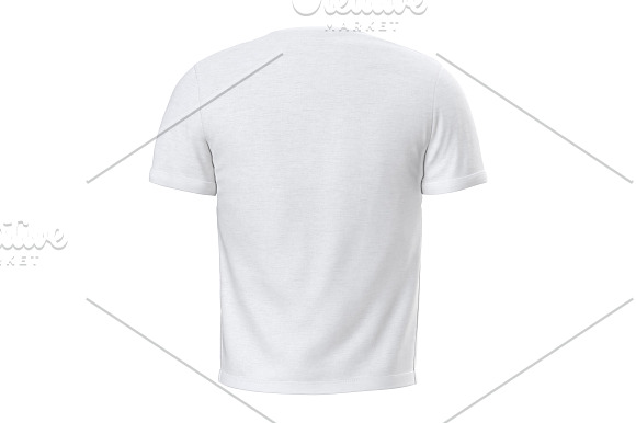 Tshirt white clothing set collection in Objects - product preview 7