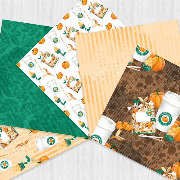 Coffee Paper Pack Pumpkin Spice in Patterns - product preview 1