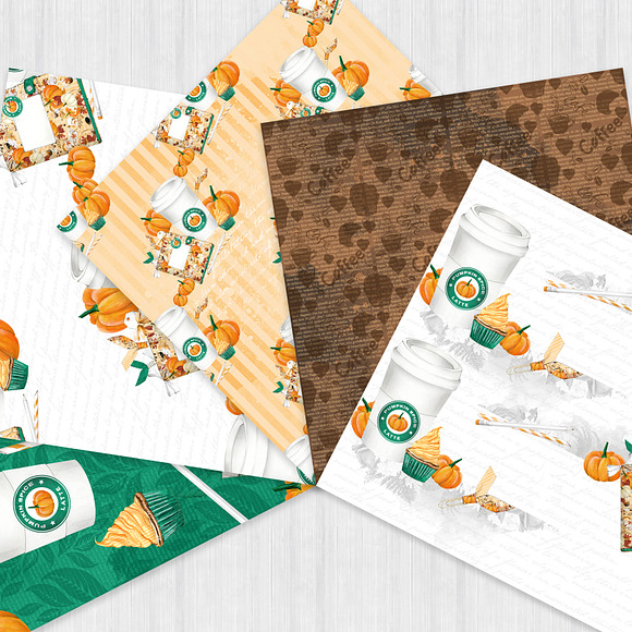 Coffee Paper Pack Pumpkin Spice in Patterns - product preview 2