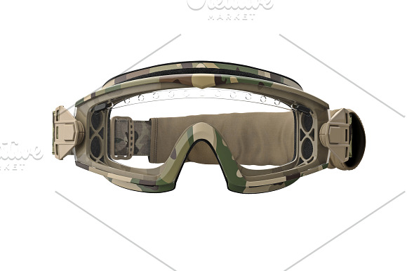 Military goggles, set in Objects - product preview 4