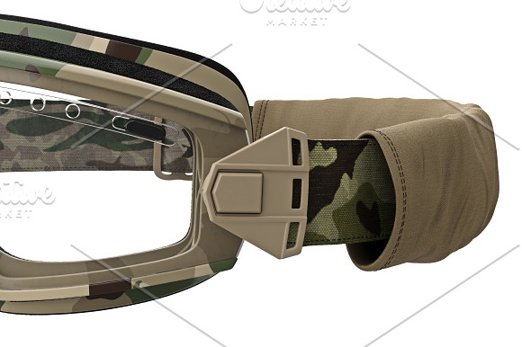 Military goggles, set in Objects - product preview 7