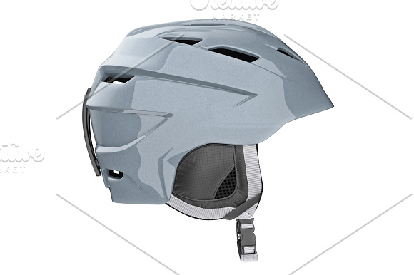 Helmet ski set in Objects - product preview 8