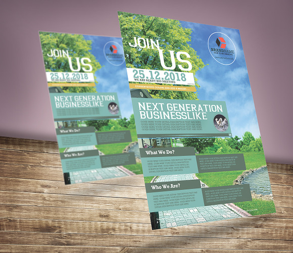 Business Flyers 5 Colors Variation in Flyer Templates - product preview 6