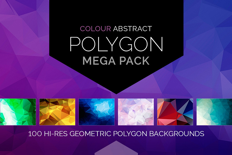 Colour Polygon Mega Pack