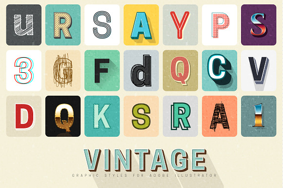 Retro Graphic Styles in Photoshop Layer Styles - product preview 3