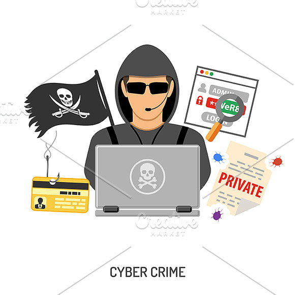 Crime and Punishment Flat Icons in Illustrations - product preview 3