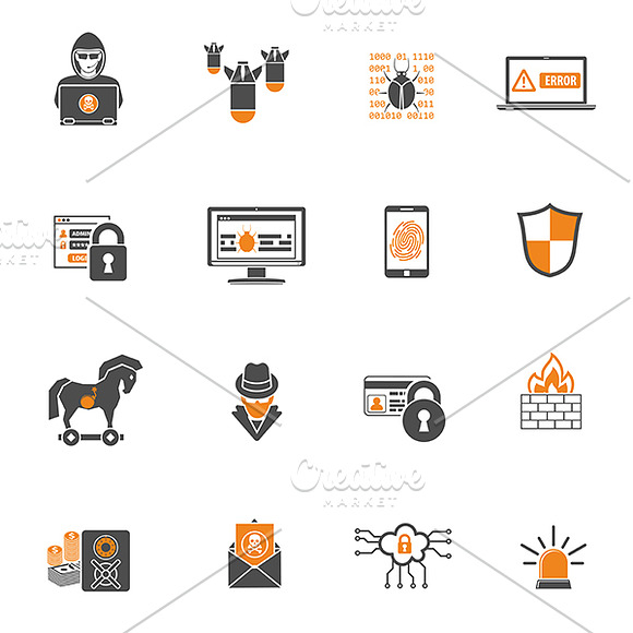 Crime and Punishment Flat Icons in Illustrations - product preview 5