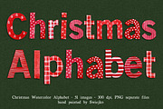 Christmas Alphabet, painted