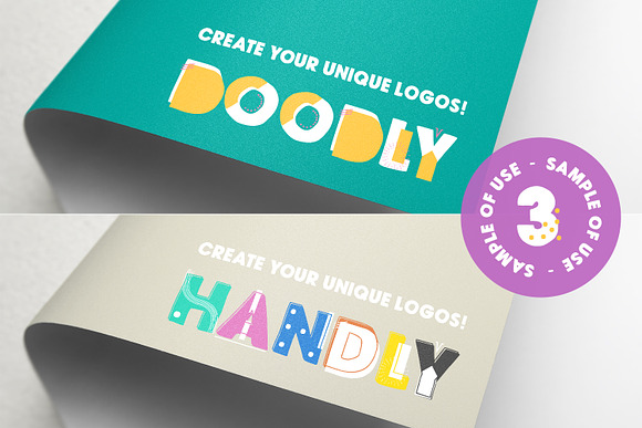 Unpoco Loco™ - 4 Layered Fonts in Display Fonts - product preview 4