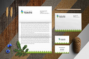 MockUp corporate style Forest Retro