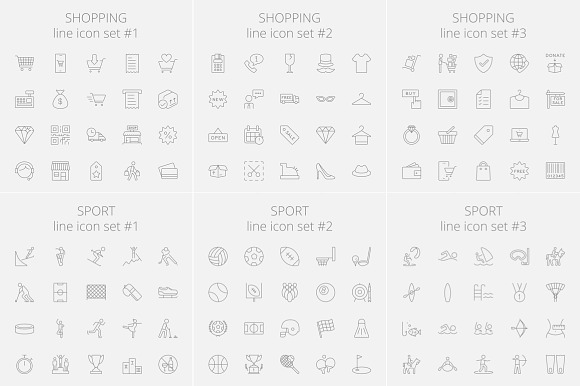 1540 vector line icons pack. in Easter Icons - product preview 9