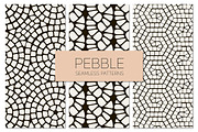 Pebble. Seamless Patterns Set 2