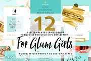 12 TEMPLATES FOR GLAM GIRLS