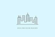 High End House Builder Logo