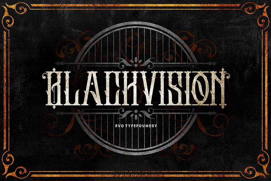 The Black vision (intro sale) in Blackletter Fonts - product preview 8