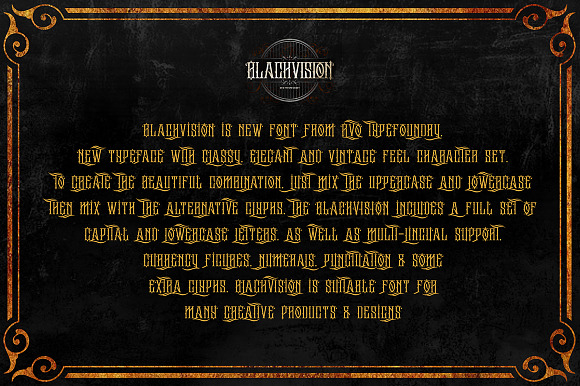 The Black vision (intro sale) in Blackletter Fonts - product preview 1