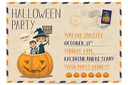 Halloween party banner