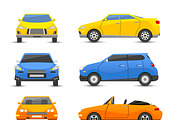 Different car vehicle type vector