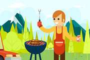Barbecue cook