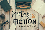 Poetry&Fiction novel font duo