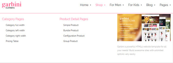 MGS Garbini - Light Clothing theme in Magento Themes - product preview 3