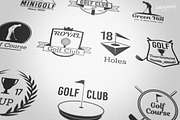 Golf Club Vector Badges Logos