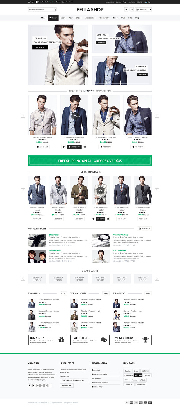 BellaShop - Ecommerce Opencart Theme in OpenCart Themes - product preview 2