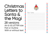 Christmas Letters to Santa & Magi