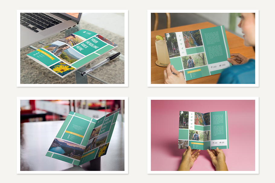 Bi-Fold Brochure Template in Templates - product preview 8