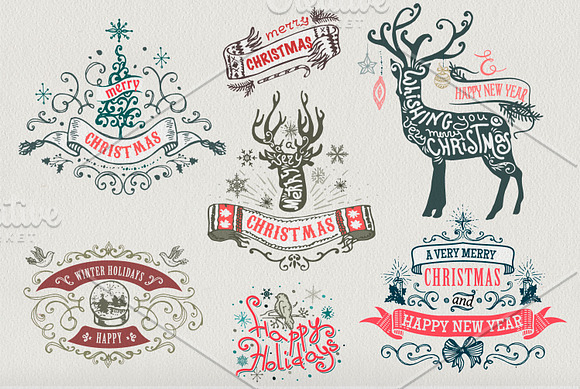 Christmas Designer's BUNDLE in Illustrations - product preview 3