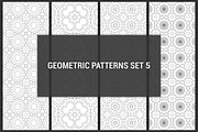 Geometric seamless patterns set 5