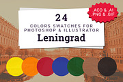 24 Colors Swatches "Leningrad"
