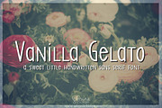 Vanilla Gelato- Handwritten Font