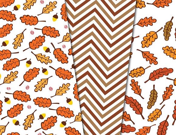 Autumn Seamless Background Fall  in Patterns - product preview 2