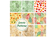 Autumnal seamles patterns