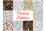 Musical instruments, notes patterns