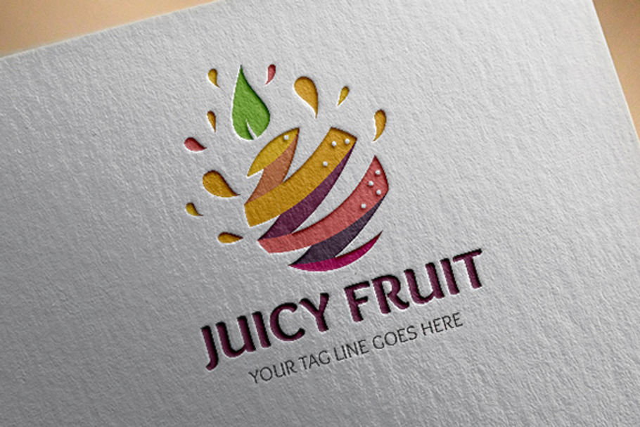 Juicy Fruit Logo in Logo Templates - product preview 8