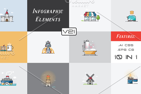 Vector Infographic Bundle in Illustrations - product preview 2