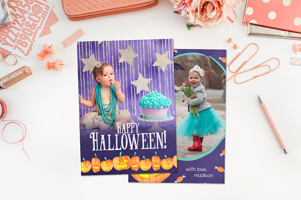 Halloween Card | Pumpkin Candy