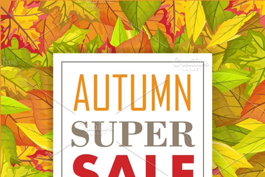 Autumn Super Sale Banner
