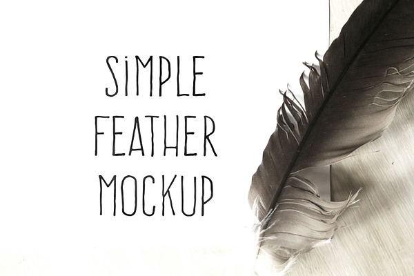 Simple Mockup Feather