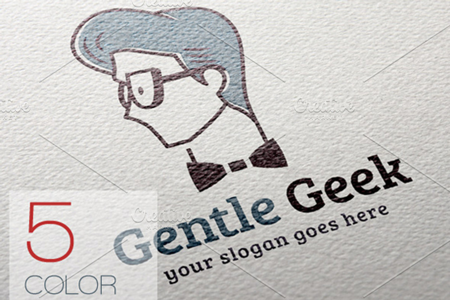 Gentle Geek Logo Template